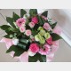 Bouquet rond BLANC ROSE