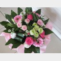 Bouquet rond BLANC ROSE