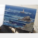 PLAQUE EN Plexi MER et FALAISES