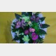 Bouquet ront tendance Mauve avec orchidée